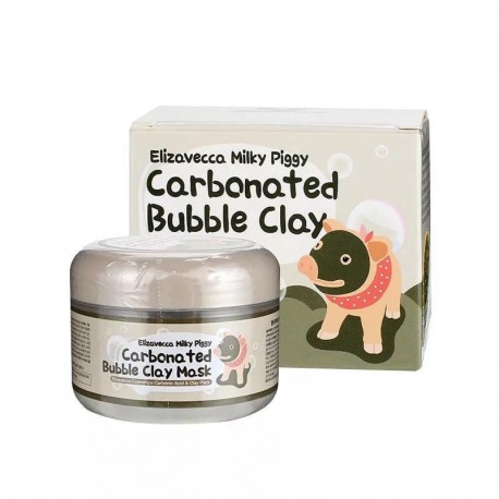 Очищающая пузырьковая маска Elizavecca Milky Piggy Сarbonate Bubble Clay Mask 100 г  оптом