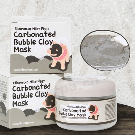 Очищающая пузырьковая маска Elizavecca Milky Piggy Сarbonate Bubble Clay Mask 100 г  оптом-6