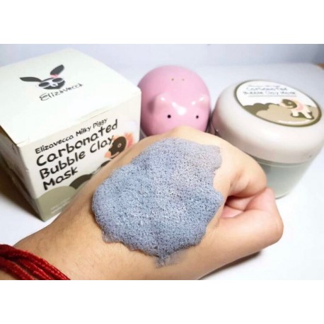 Очищающая пузырьковая маска Elizavecca Milky Piggy Сarbonate Bubble Clay Mask 100 г  оптом-8