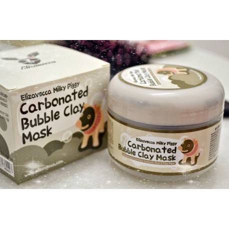 Очищающая пузырьковая маска Elizavecca Milky Piggy Сarbonate Bubble Clay Mask 100 г  оптом-9