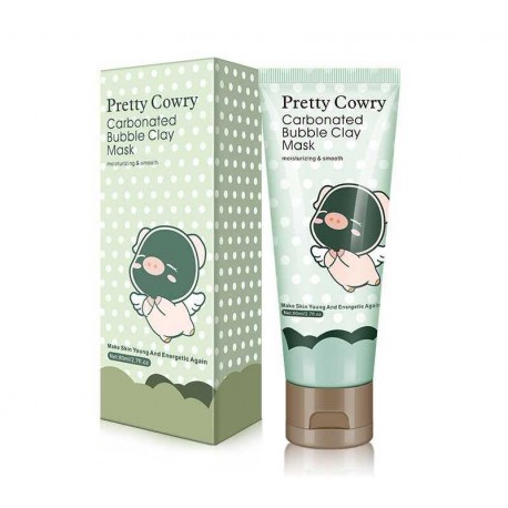 Маска для лица Pretty Cowry Care Carbonated Bubble Clay Mask   оптом