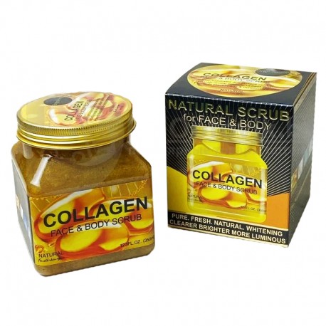 Скраб для лица и тела Collagen Face & Body Scrub 500 ml  оптом-1