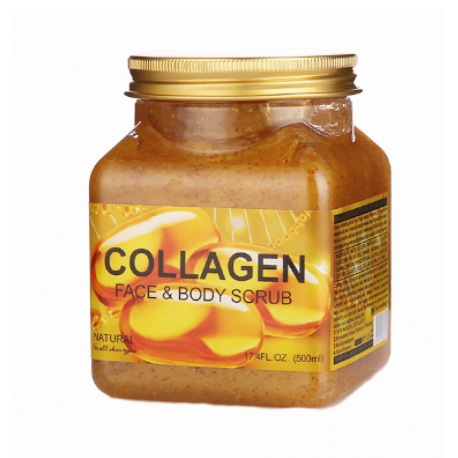 Скраб для лица и тела Collagen Face & Body Scrub 500 ml  оптом