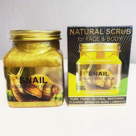 Скраб для лица и тела Snail Face & Body Scrub 500 ml  оптом-2