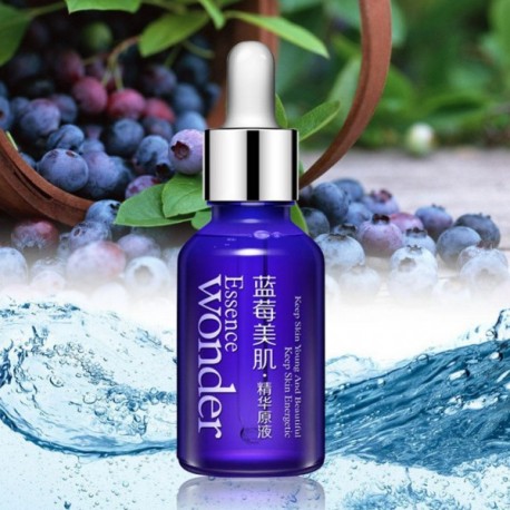 Сыворотка для лица Bioaqua Wonder Essence с экстрактом черники 15 мл  оптом-4