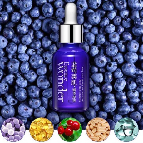 Сыворотка для лица Bioaqua Wonder Essence с экстрактом черники 15 мл  оптом-5