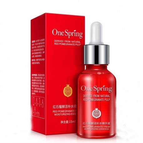 Сыворотка для лица с гранатом и гиалуроновой кислотой One Spring Derived From Natural Red Pomegranate Pulp 15мл  оптом