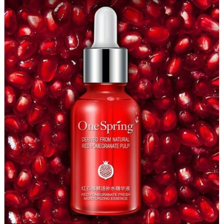 Сыворотка для лица с гранатом и гиалуроновой кислотой One Spring Derived From Natural Red Pomegranate Pulp 15мл  оптом-4