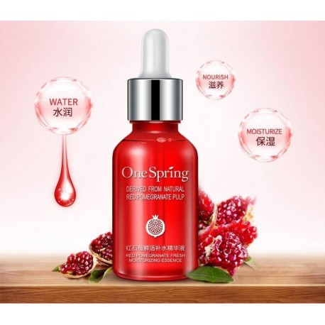 Сыворотка для лица с гранатом и гиалуроновой кислотой One Spring Derived From Natural Red Pomegranate Pulp 15мл  оптом-5
