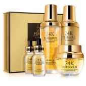 Набор анти-эйдж BIOAQUA 24K PURE GOLD  Набор анти-эйдж BIOAQUA 24K PURE GOLD