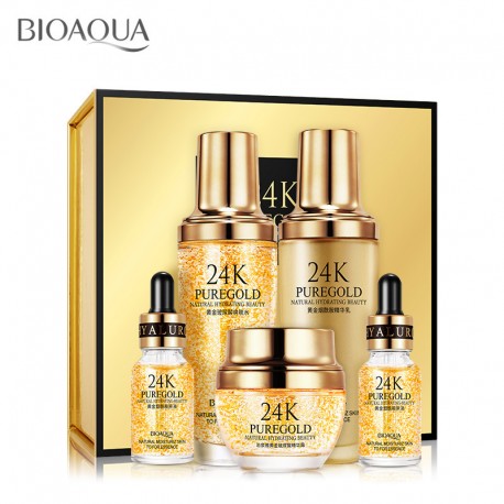 Набор анти-эйдж BIOAQUA 24K PURE GOLD  оптом-4