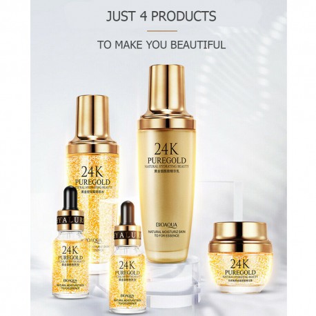Набор анти-эйдж BIOAQUA 24K PURE GOLD  оптом-5