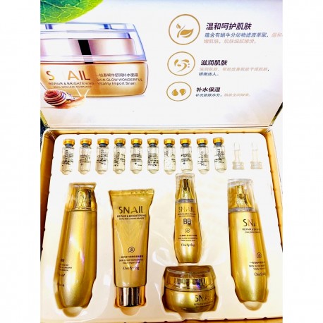 Набор анти-эйдж ONE SPRING Snail Reparing & Brightening  оптом-4