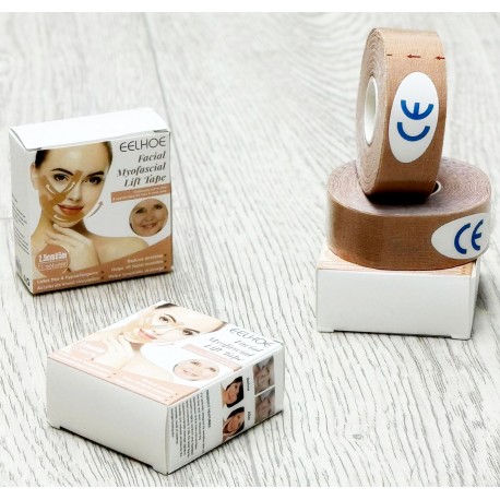 Кинезиотейп для лица EEUHOE эластичный 2,5 см х 5 м  оптом-5