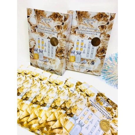 Тканевая маска для лица Dlyern Nicotinamide Brightening Repair Ice Mask 1 шт  оптом-3