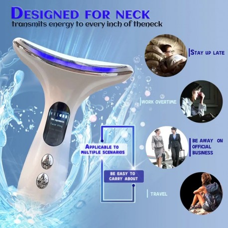 Косметологический массажер для лица и шеи NECK BEAUTY DEVICE  оптом-5