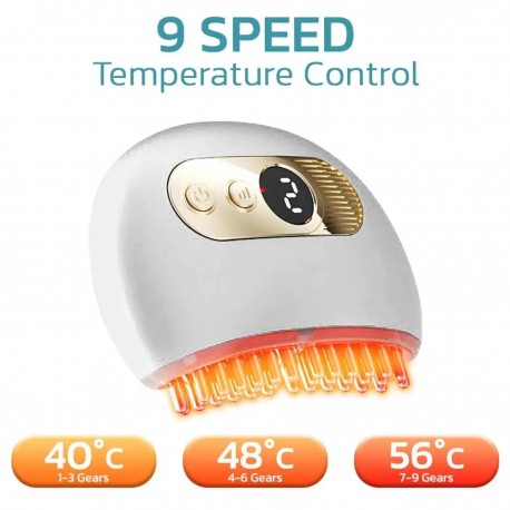 Мини-Массажер электрический для лифтинга лица с горячим камнем  оптом-3