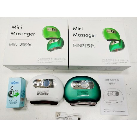 Мини-Массажер электрический для лифтинга лица с горячим камнем  оптом-7