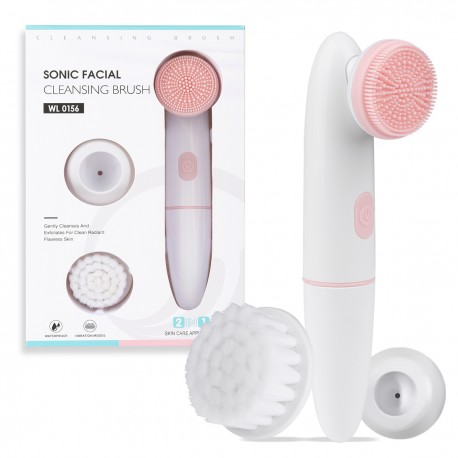 Щетка для очищения лица Sonic Facial Cleansing Brush 2 в 1  оптом-1