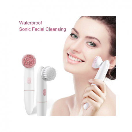 Щетка для очищения лица Sonic Facial Cleansing Brush 2 в 1  оптом-15