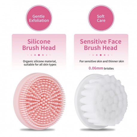 Щетка для очищения лица Sonic Facial Cleansing Brush 2 в 1  оптом-6