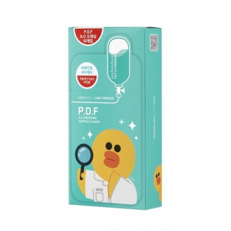 Успокаивающая маска P.D.F A.C Dressing Ampoule Face Mask Sheet 25 мл  оптом-2