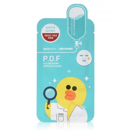 Успокаивающая маска P.D.F A.C Dressing Ampoule Face Mask Sheet 25 мл  оптом