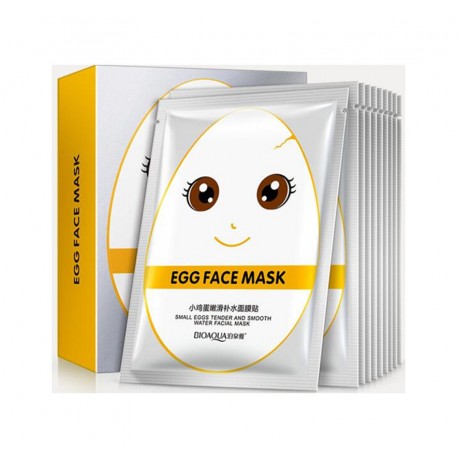 Увлажняющая маска для лица Bioaqua Egg Face Mask White 30 г  оптом-1