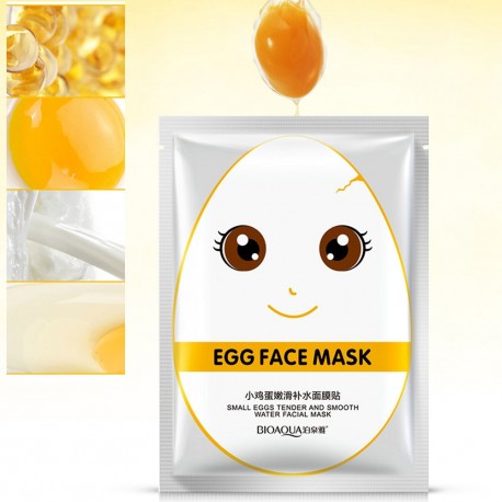Увлажняющая маска для лица Bioaqua Egg Face Mask White 30 г  оптом-3