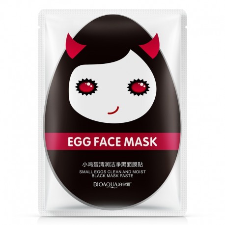 Увлажняющая маска для лица Bioaqua Egg Face Mask Black 30 г  оптом