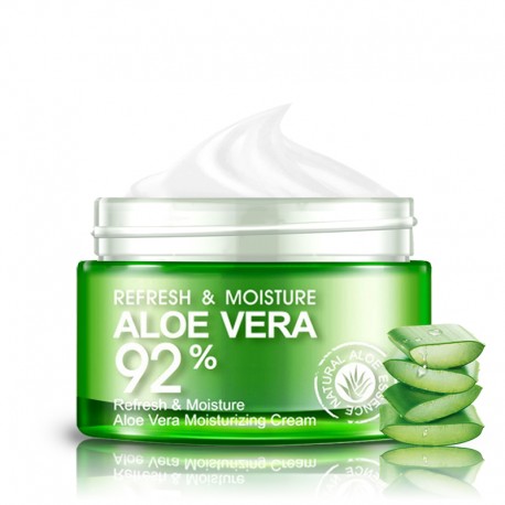 Увлажняющий крем для лица Bioaqua Refresh & Moisture Aloe Vera 92% 50 г  оптом-3