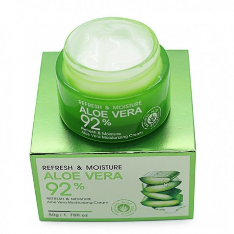 Увлажняющий крем для лица Bioaqua Refresh & Moisture Aloe Vera 92% 50 г  оптом-4