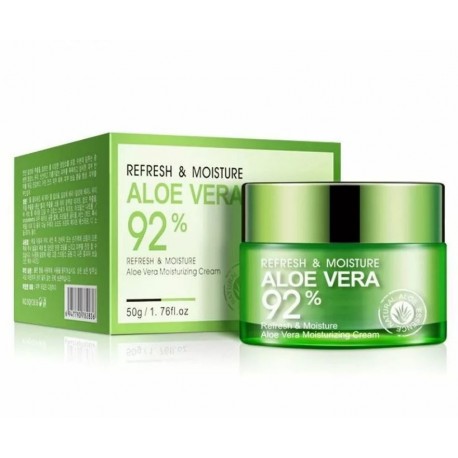 Увлажняющий крем для лица Bioaqua Refresh & Moisture Aloe Vera 92% 50 г  оптом