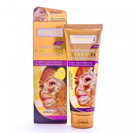 Золотая маска для лица Wokali Whitening Gold Caviar 130 мл  оптом