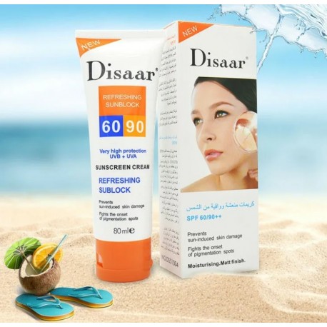 Солнцезащитный крем Disaar Sunscreen Cream SPF 50 80 г  оптом-2