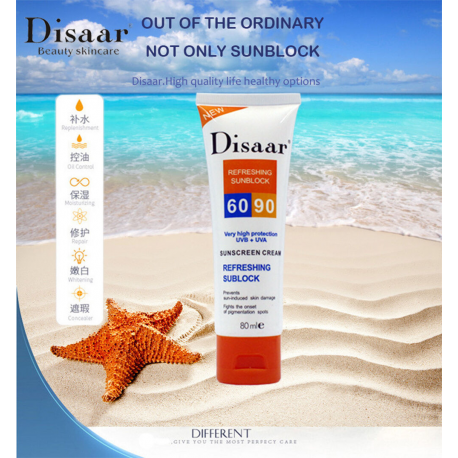 Солнцезащитный крем Disaar Sunscreen Cream SPF 50 80 г  оптом-4