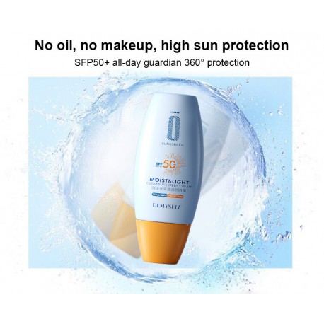 Солнцезащитный крем Moist & Light Clear Sunscreen Cream SPF 50 30мл  оптом-5