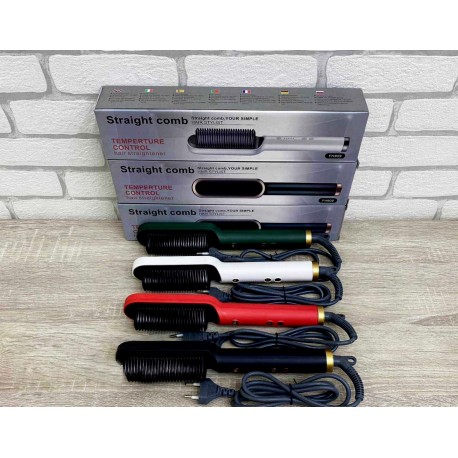Электрическая расческа-выпрямитель Straight Comb Temperture Control FH909  оптом-14
