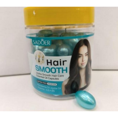 Капсулы для волос Sadoer Hair Smooth Jojoba Smooth Hair Care Essential Oil Capsules 60 х 1 мл оптом-1