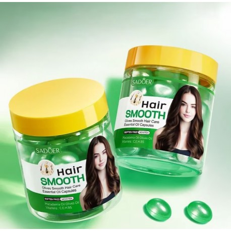 Капсулы для волос Sadoer Hair Smooth Olives Hair Care Essential Oil Capsules 60 х 1 мл оптом-3