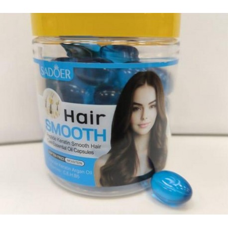 Капсулы для волос Sadoer Hair Smooth Peptide Keratin Hair Care Essential Oil Capsules 60 х 1 мл оптом-1