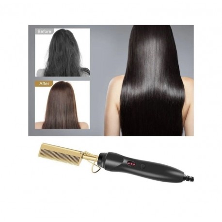 Электрическая расческа-выпрямитель для волос 2 в 1  оптом-7