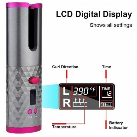 Портативный аккумуляторный прибор-стайлер Grand Price RD-060 для завивки волос  оптом-3