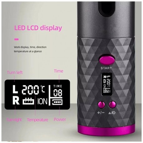 Портативный аккумуляторный прибор-стайлер Grand Price RD-060 для завивки волос  оптом-6