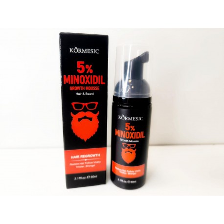 Мусс KORMESIC 5% Minoxidil Growth Serum для роста бороды 60 мл оптом-3