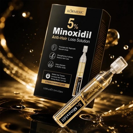 Набор KORMESIC 5% Minoxidil Anti-Hair Loss Solution для укрепления волос 10 шт по 1,5 мл оптом-5