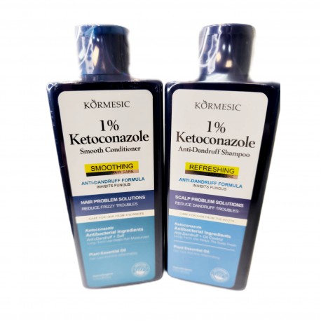 Шампунь для волос KORMESIC 1% Ketoconazole Smooth Shampoo против перхоти 265 мл оптом-1