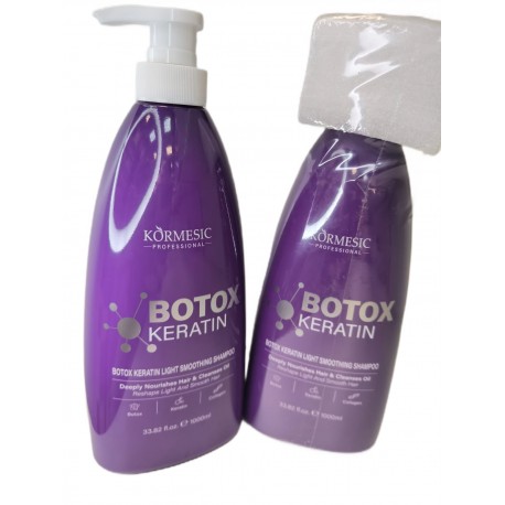 Шампунь для волос KORMESIC Professional Botox Keratin Light Smoothing Shampoo 1000 мл оптом-1