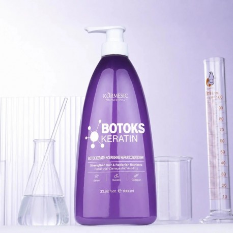 Шампунь для волос KORMESIC Professional Botox Keratin Light Smoothing Shampoo 1000 мл оптом-4