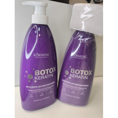 Шампунь для волос KORMESIC Professional Botox Keratin Light Smoothing Shampoo 1000 мл оптом-2